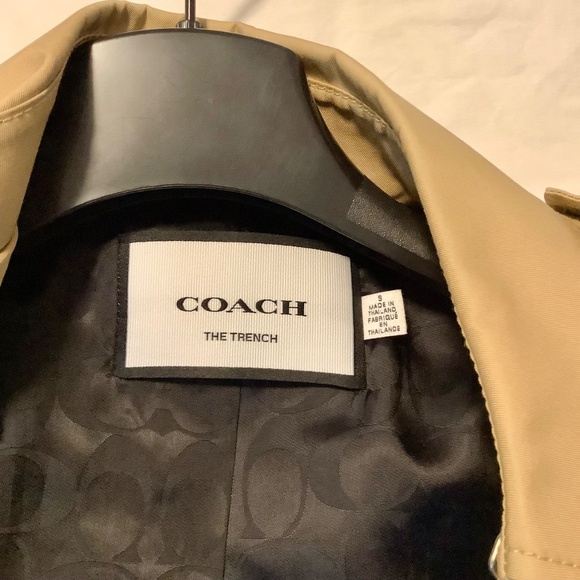 Coach Trench Coat, size S - Picture 5 of 7